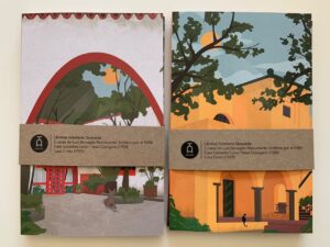 2 libretas de Estefanía Quevedo. Casas Monumento Artístico en Jalisco